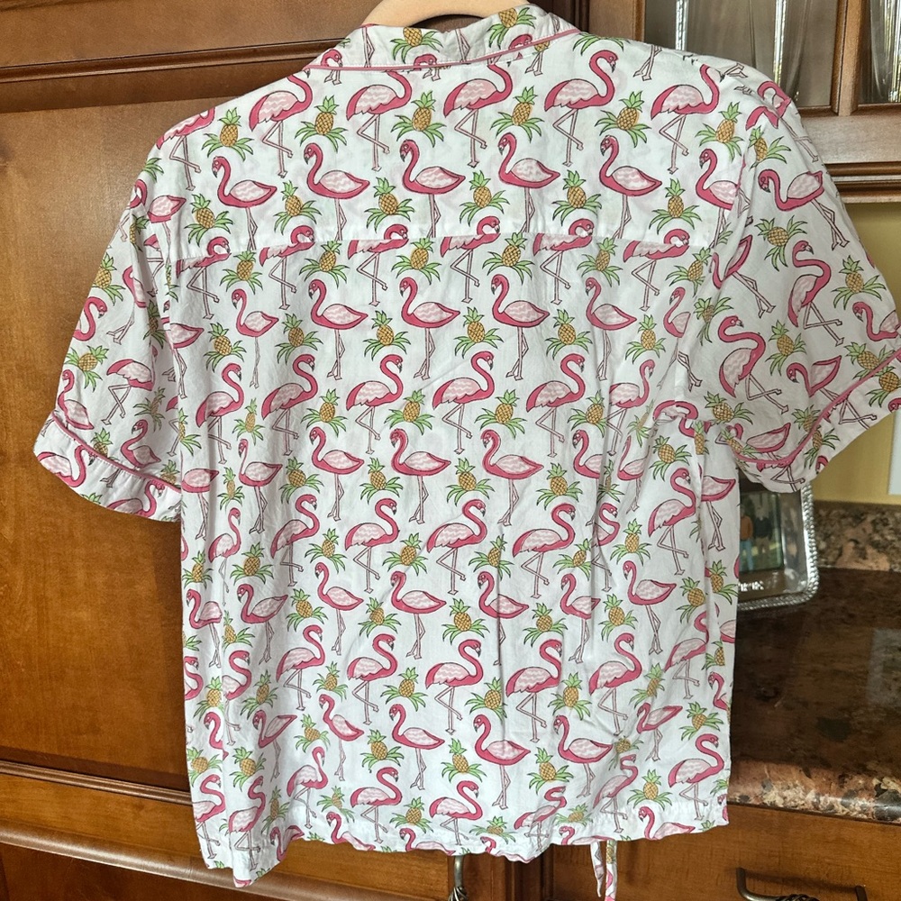 Roller Rabbit Flamingo Print Pajamas - Picture 5 of 5